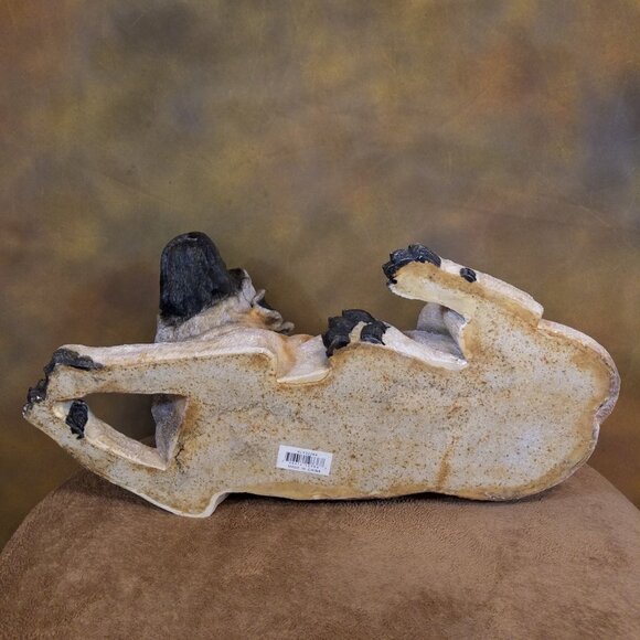 Dog Large Figurine - Mastiff Style - Older Resin - Picture 12 of 13